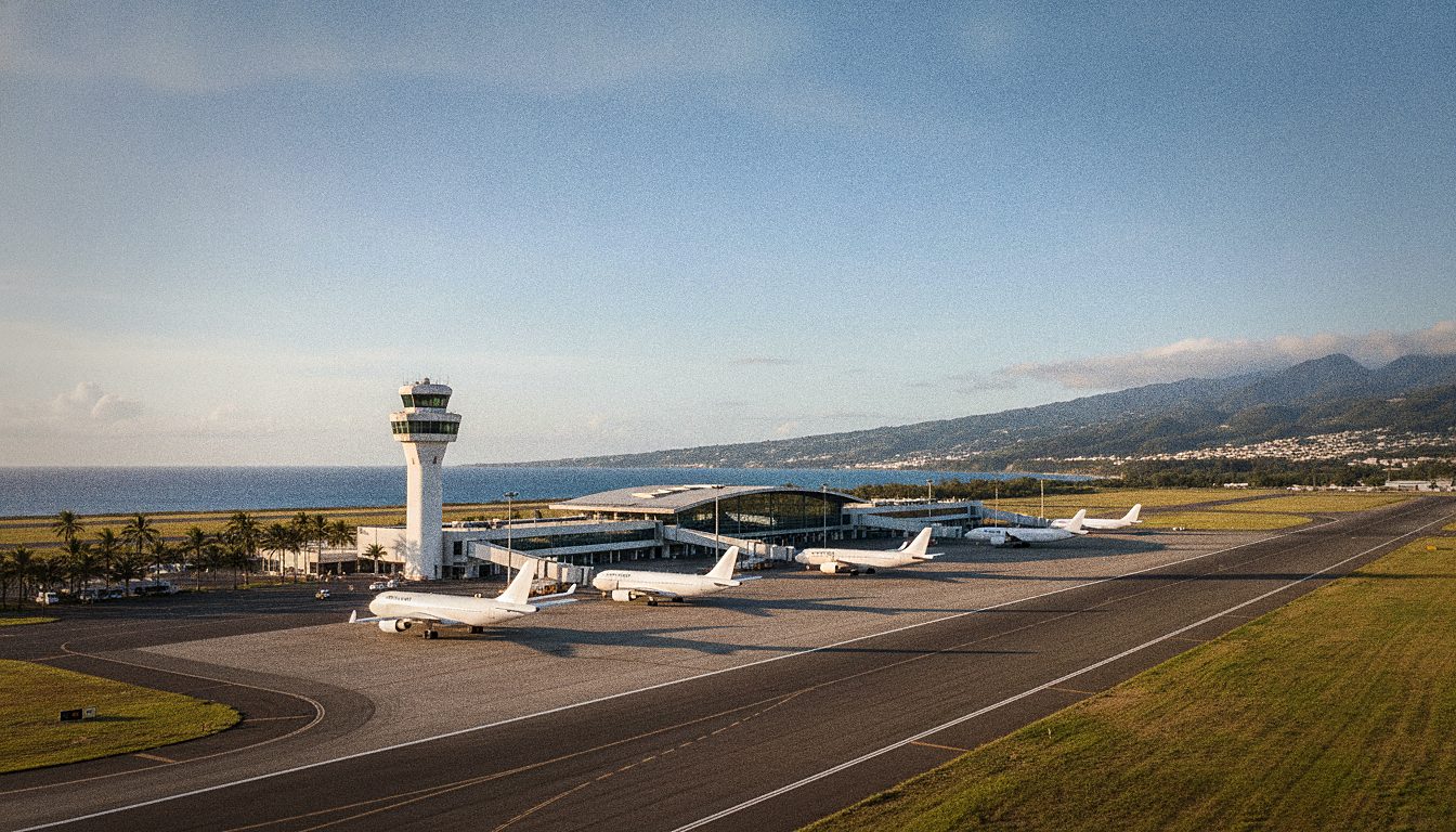 Aéroport Roland Garros à Sainte-Marie, la Réunion