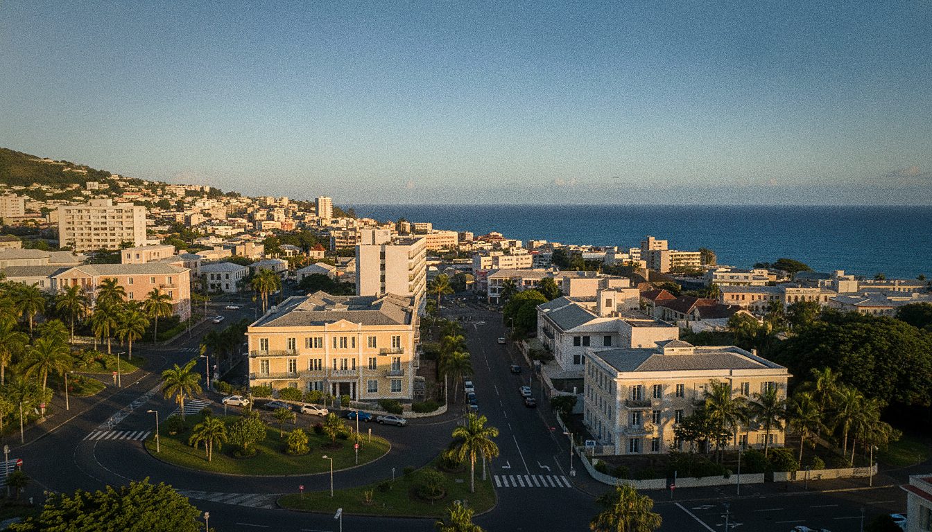 Ville de Saint-Denis, chef-lieu de la Réunion